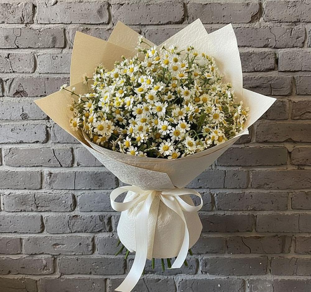 Букет цветов из: Ромашки в Новомихайловском