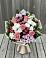Букет цветов из: Альстромерии, Гвоздики, Розы и Хризантемы в Новомихайловском