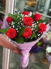 Букет цветов из:  Розы #REPLACE_PRED# Новомихайловском