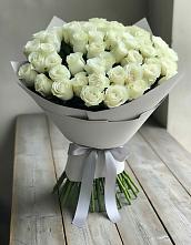 Букет 35 Белых роз в Новомихайловском