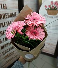 Букет цветов из:  Герберы #REPLACE_PRED# Новомихайловском