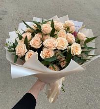 Букет Кремовые розы Латте #REPLACE_PRED# Новомихайловском