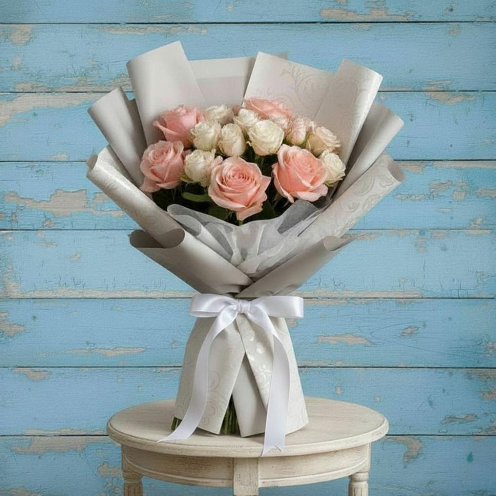 Букет цветов из: Розы в Новомихайловском