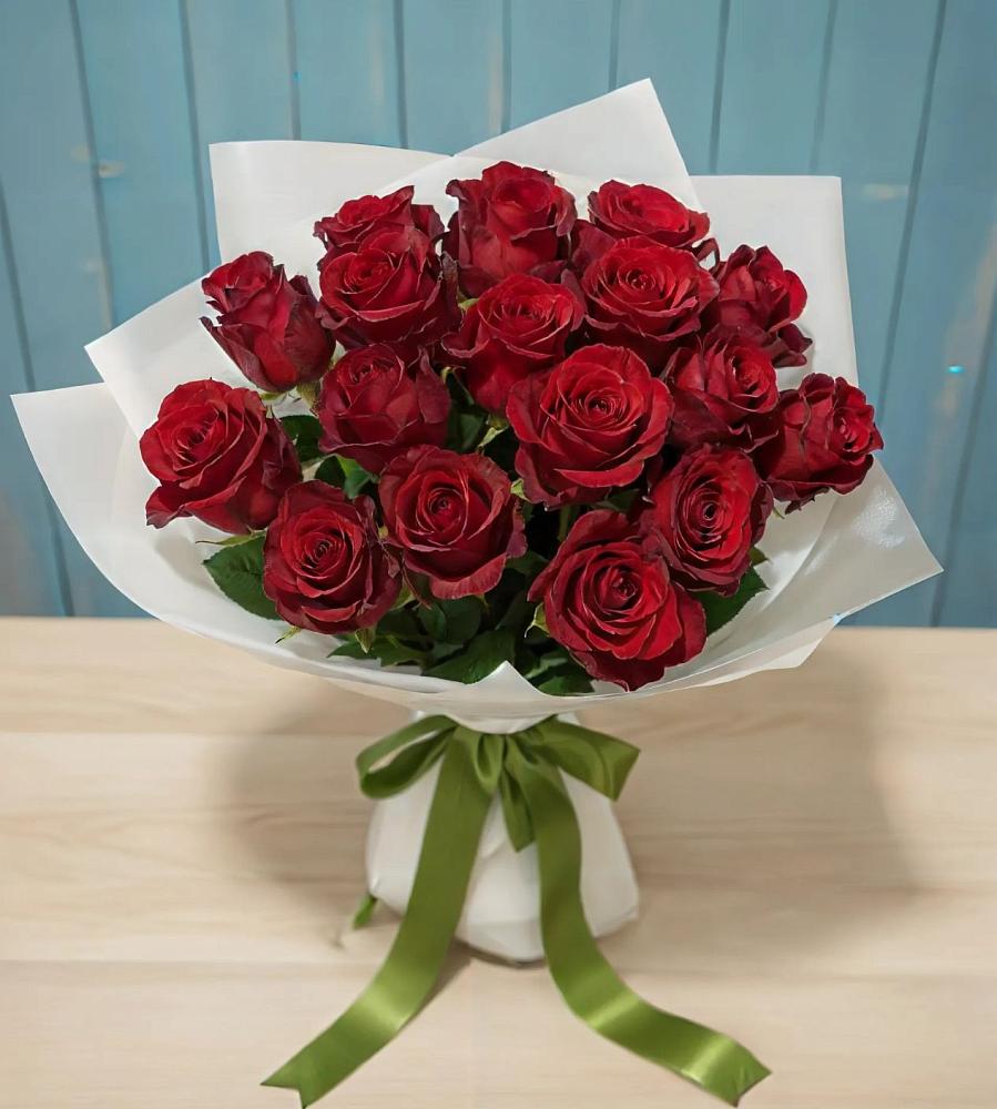 Букет Красные розы в Новомихайловском