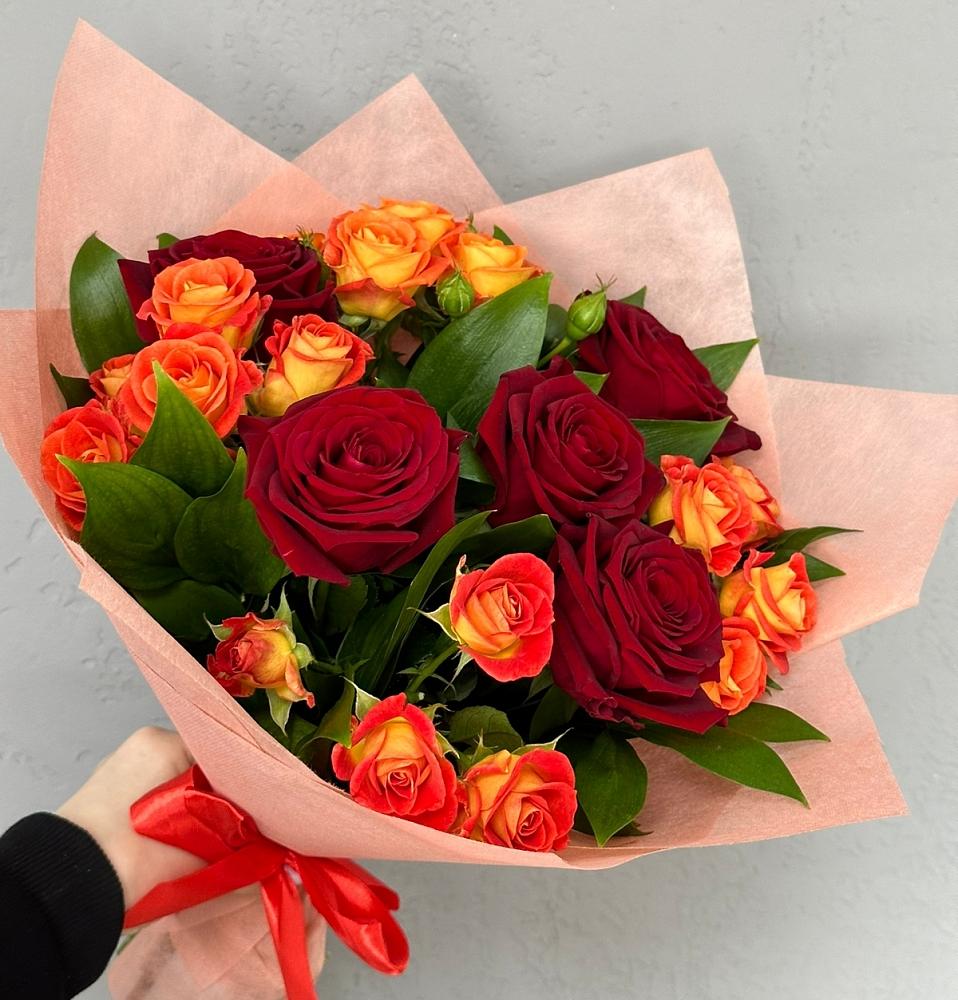 Букет Любовь и восторг в Новомихайловском