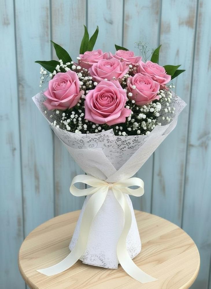 Букет цветов из: Розы в Новомихайловском