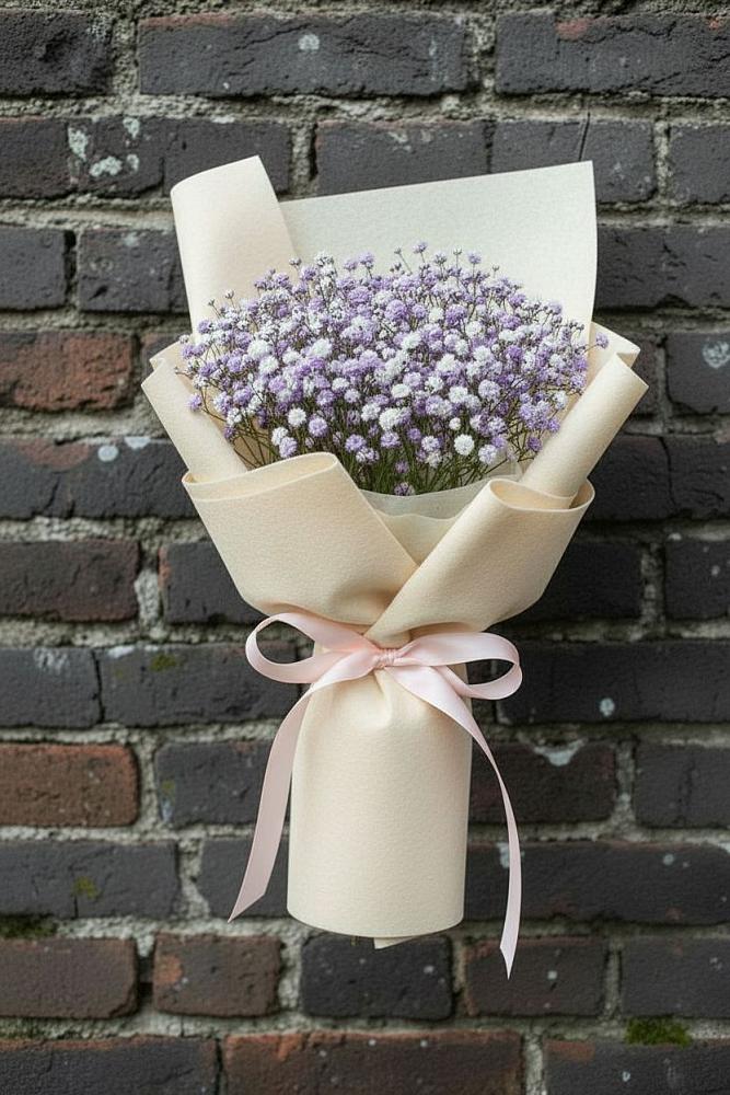 Букет цветов из: Гипсофила в Новомихайловском