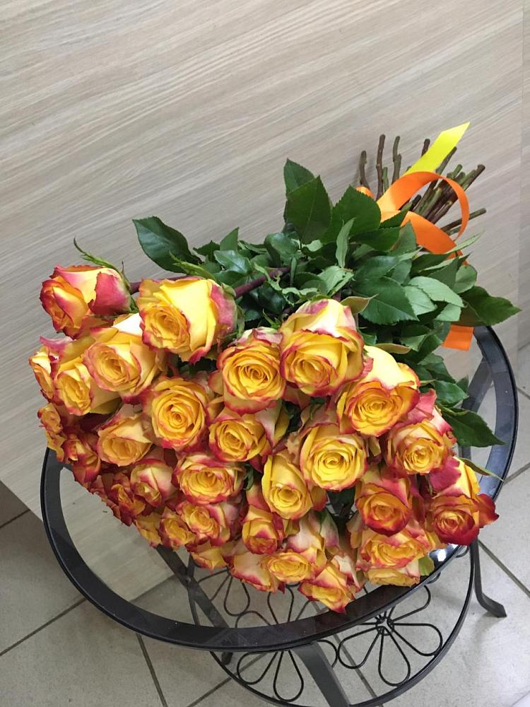 Букет Желтые розы в Новомихайловском