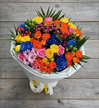 Букет цветов из:  Розы и Хризантемы в Новомихайловском
