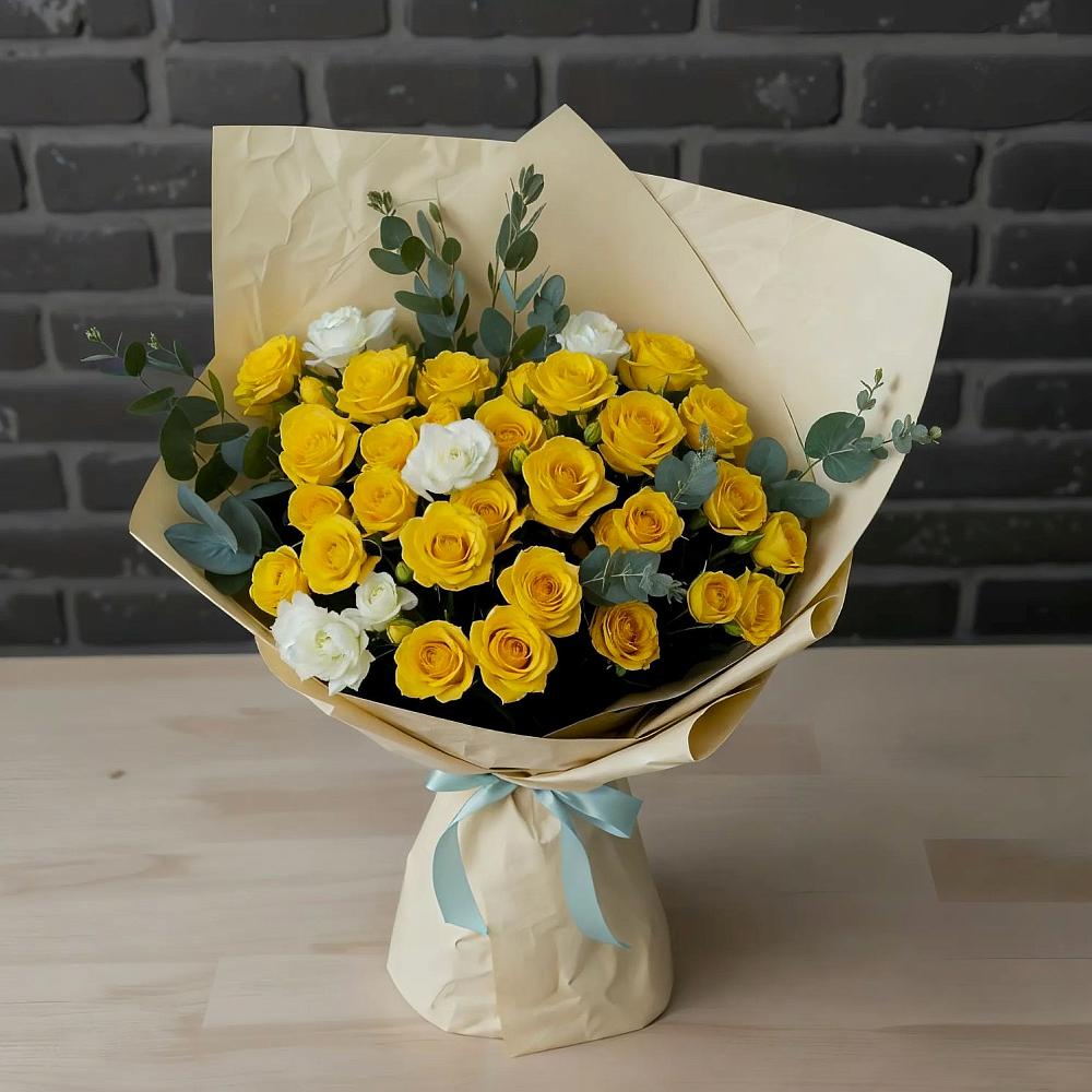 Букет цветов из: Розы в Новомихайловском