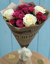 Букет цветов из:  Розы #REPLACE_PRED# Новомихайловском
