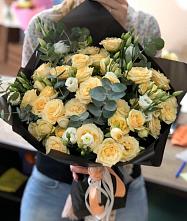 Букет цветов из:  Розы и Лизиантусы #REPLACE_PRED# Новомихайловском